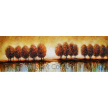 Abstract Reproduction Oil Painting for Trees